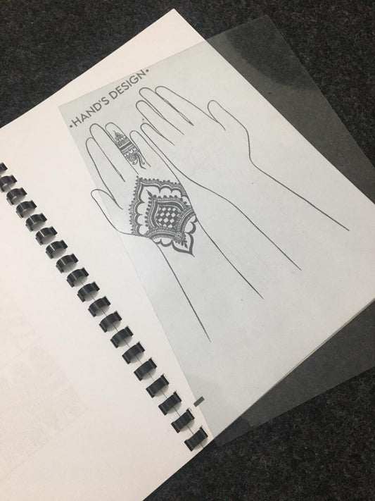 Mehandi Reusable Practice Book + FREE PRACTICE CONE