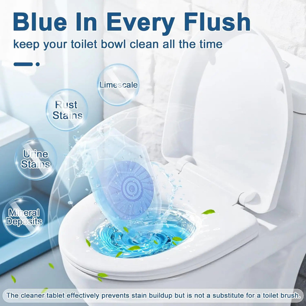 Imported Toilet Bowl Cleaner Tablets (Pack Of 10) (HIGHLY RECOMMENDED💯)(50% OFF ON SALE🤩🤩)