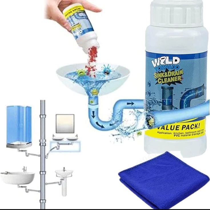 Instant Sink & Drain Cleaner Powder (PACK OF 3) Bumper Offer 60% OFF
