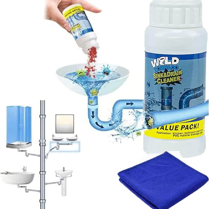 Instant Sink & Drain Cleaner Powder (PACK OF 3) (Bumper Offer 60% OFF🤩🤩)(HIGHLY RECOMMENDED)